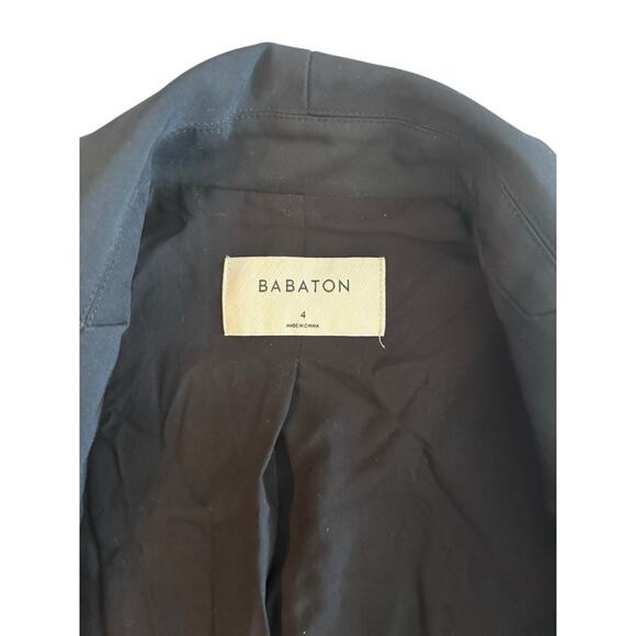 BABATON LONGLINE VEST FRONT BUTTON SIZE 4 BLACK NWOT - Picture 4 of 7